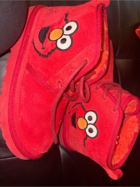 UGG Kids Red Elmo Booties